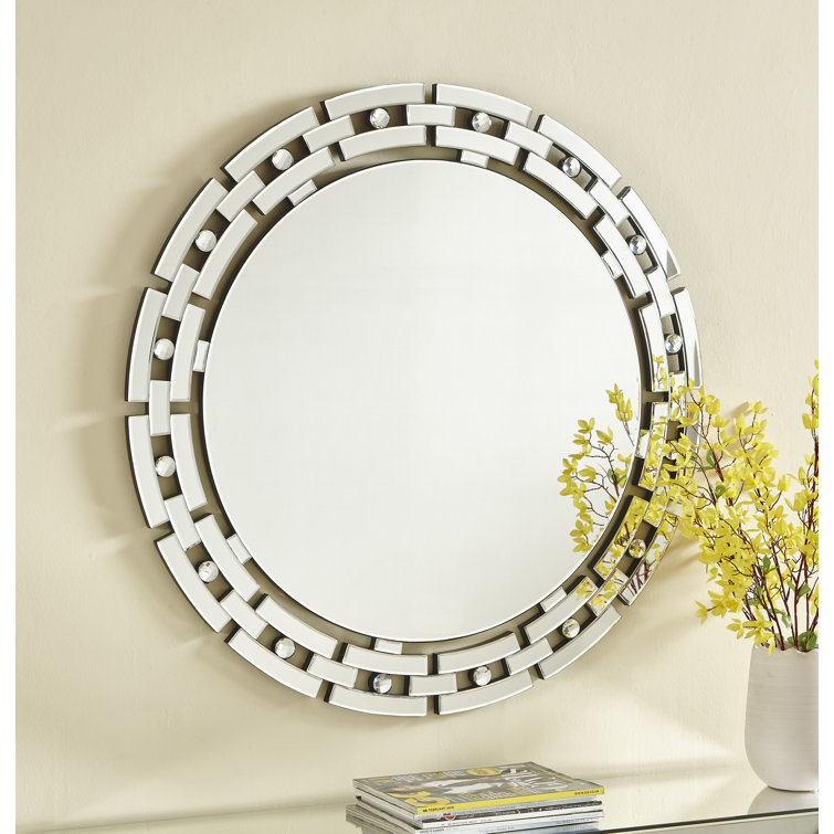 Mercer41 Contemporary Round Accent Mirror & Reviews Wayfair